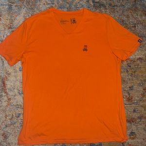 Orange psycho bunny t shirt (large)